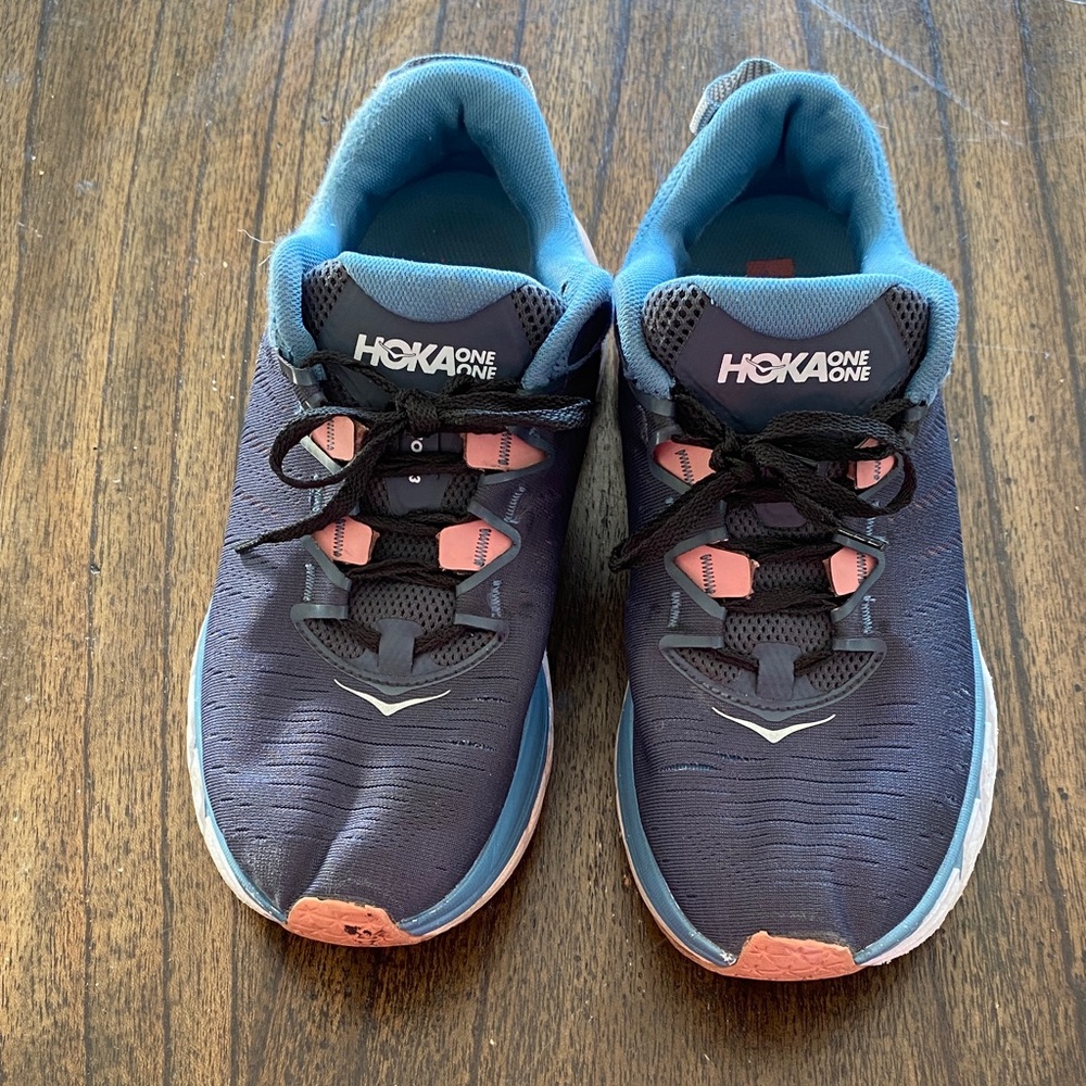 Hoka One One W Gaviota 3 Wide Women’s size 9 D Pink and Blue - Picture 2 of 9